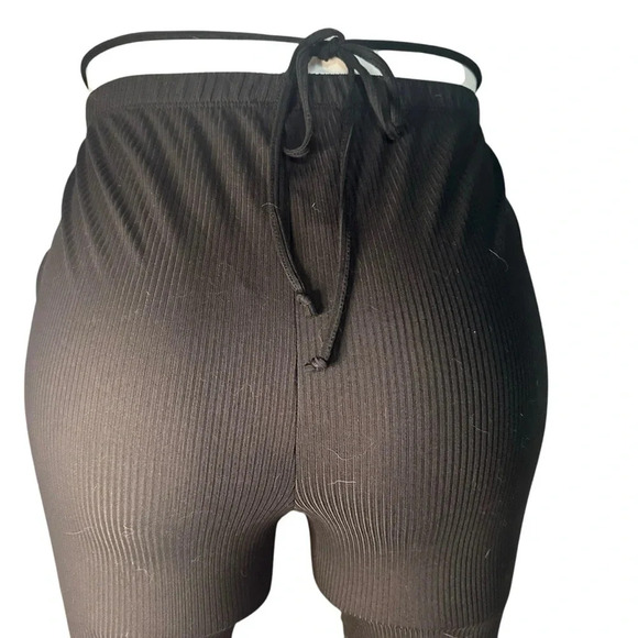 Black textured Rue21 Flare pants (F2) - Picture 5 of 6